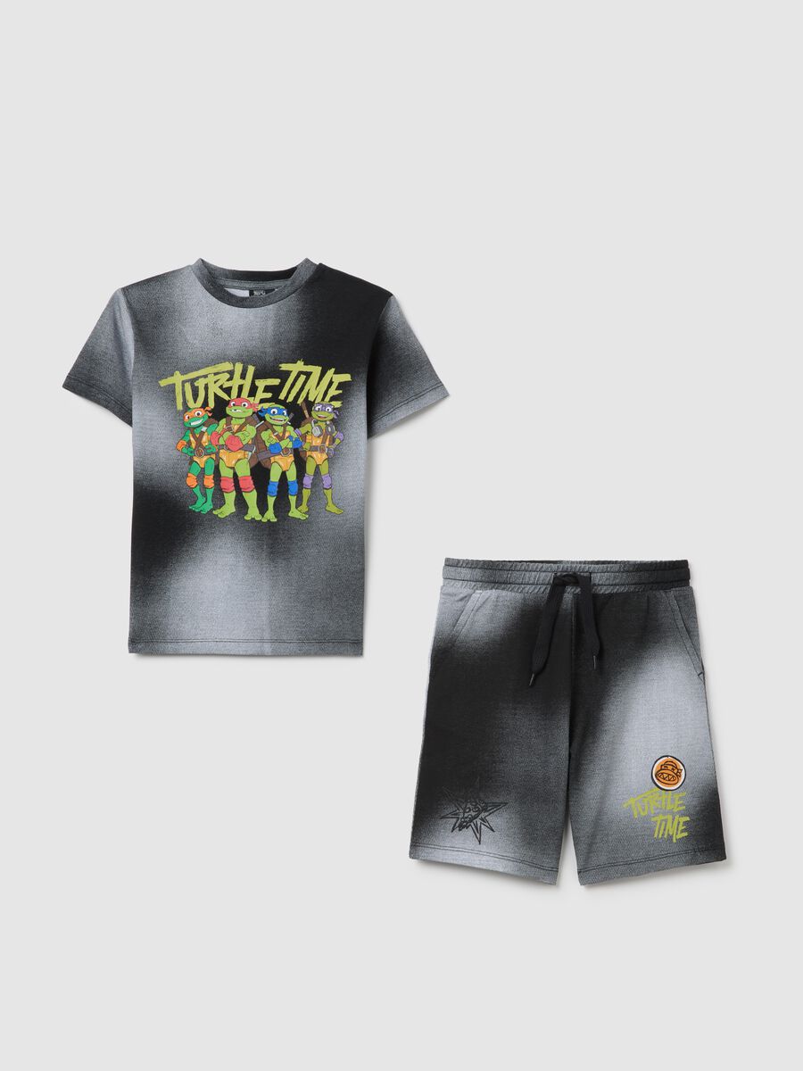 Boys’ multicoloured regular-fit T-shirt in 100% cotton with Teenage Mutant Ninja Turtles print_0