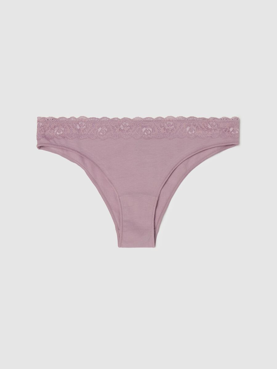 Brazilian-cut briefs with lace trim_4