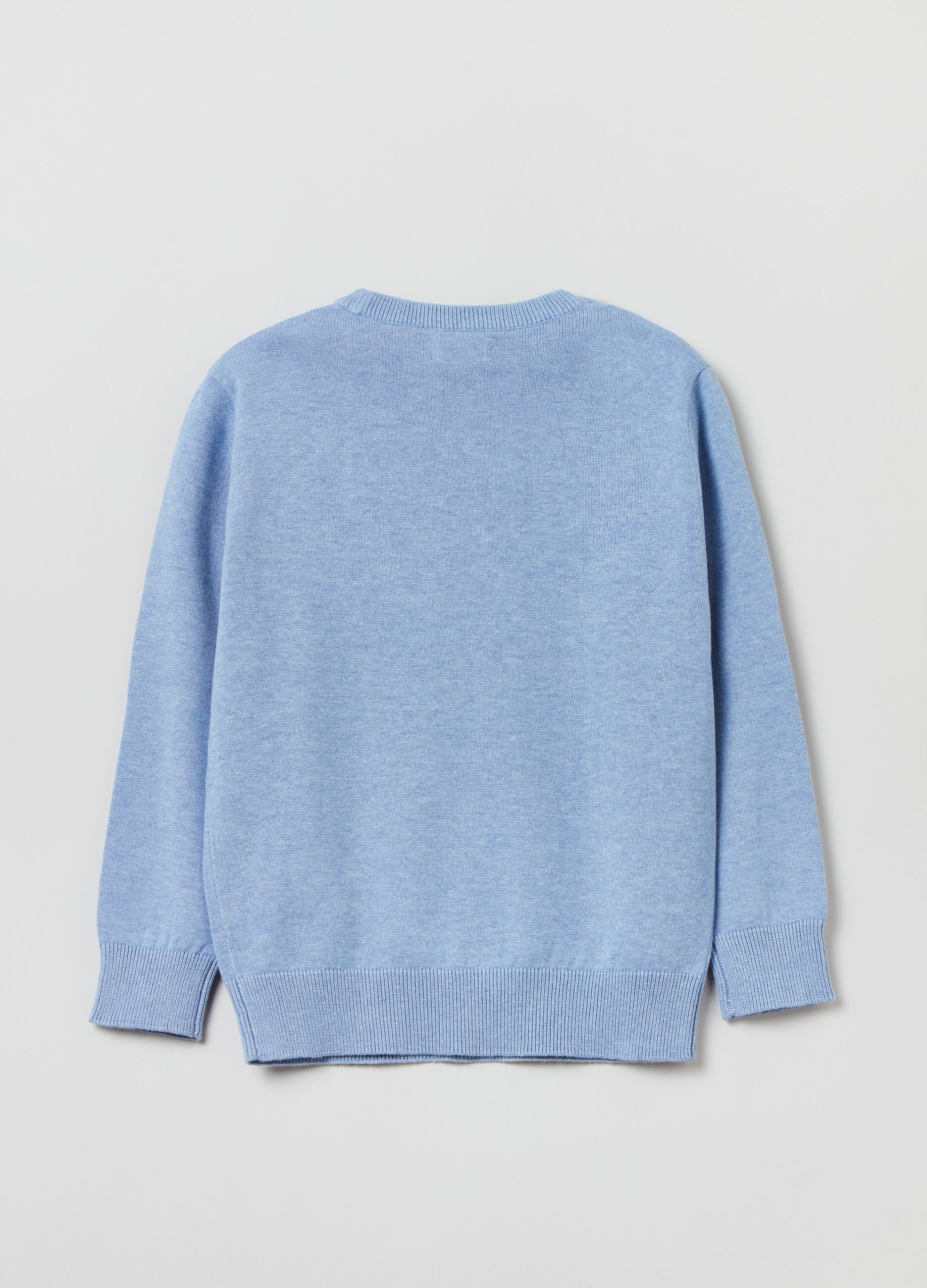 Pullover girocollo in cotone_1