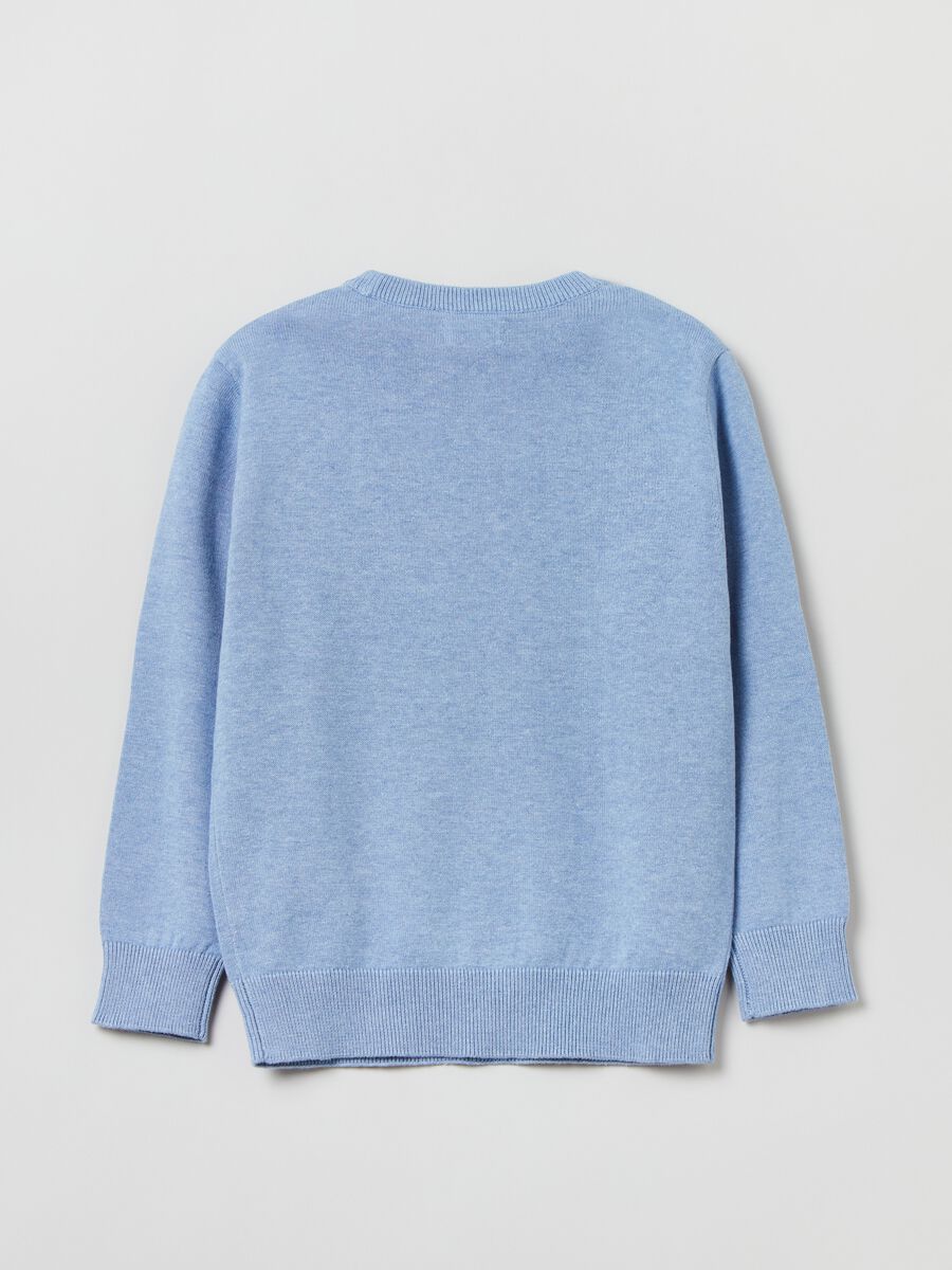 Pullover girocollo in cotone_1