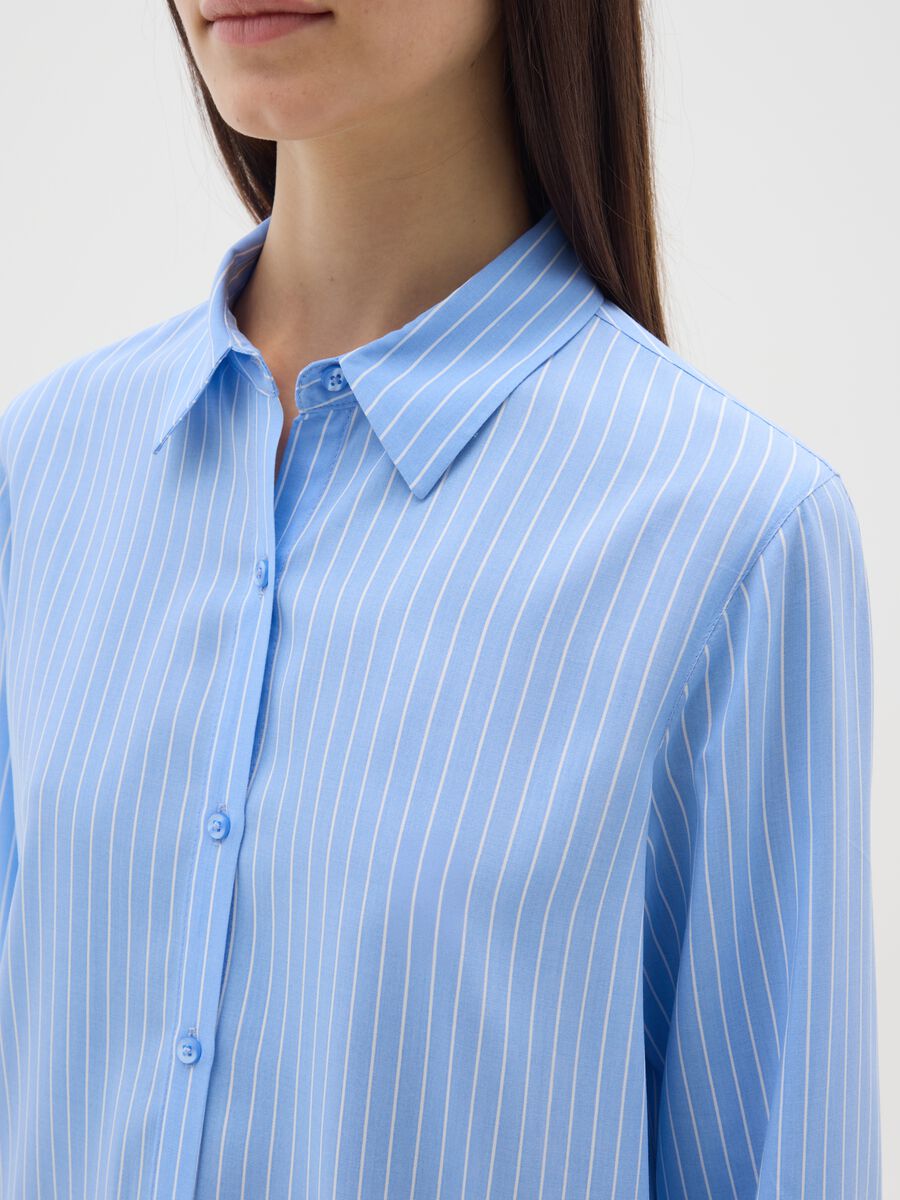 Multicolour Striped Blouse Regular Fit_3