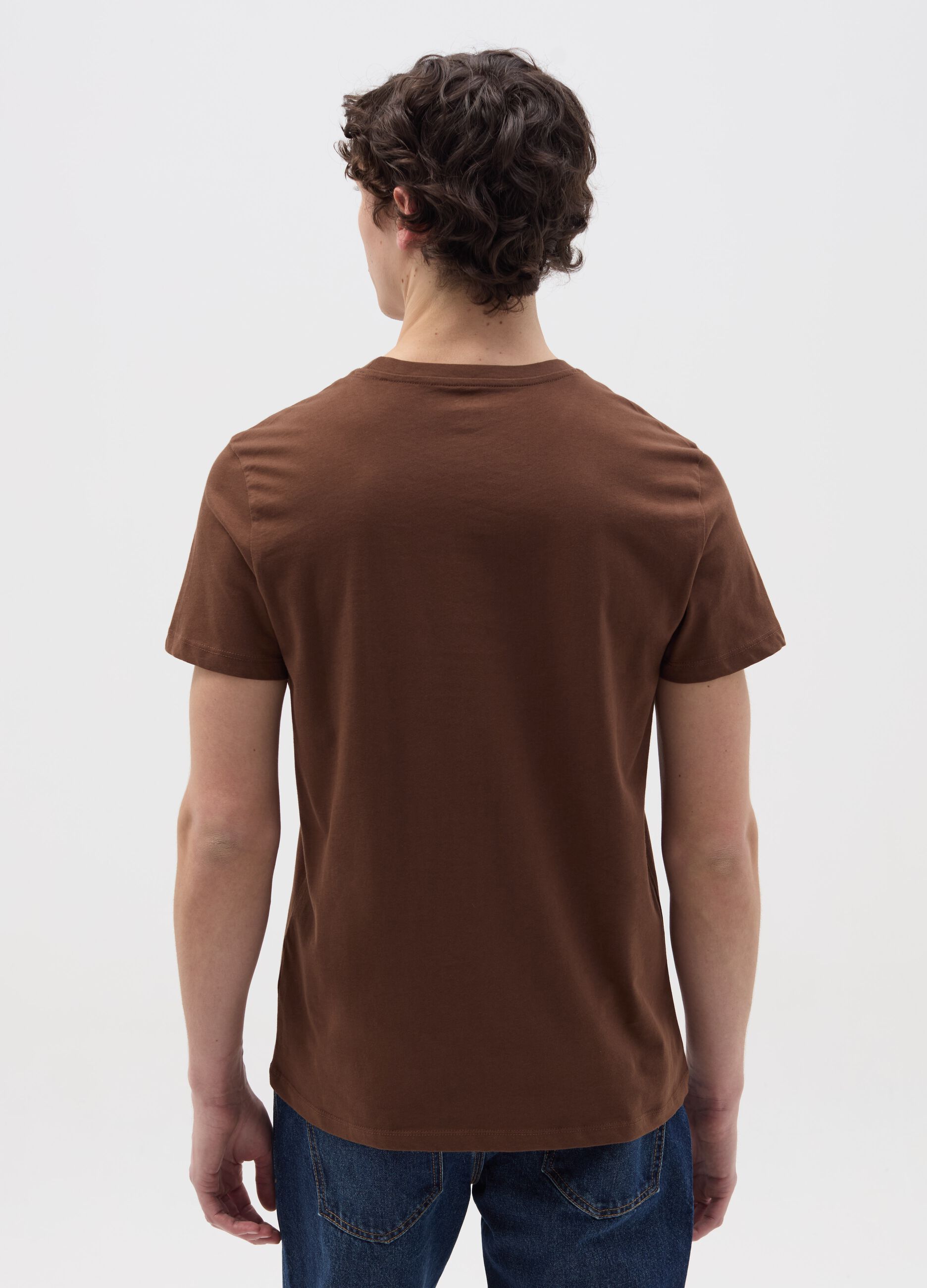 Relaxed-fit T-shirt with round neck