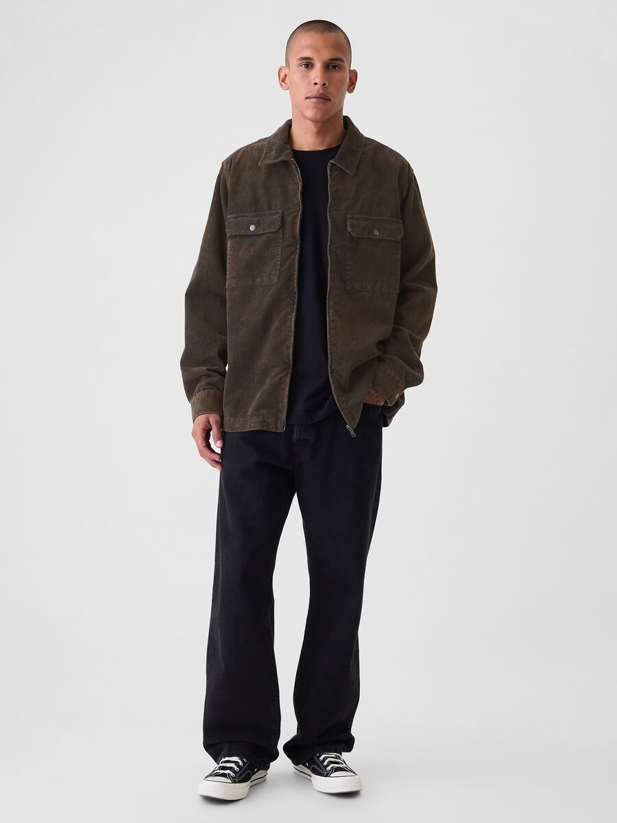 Shacket full-zip in corduroy_1