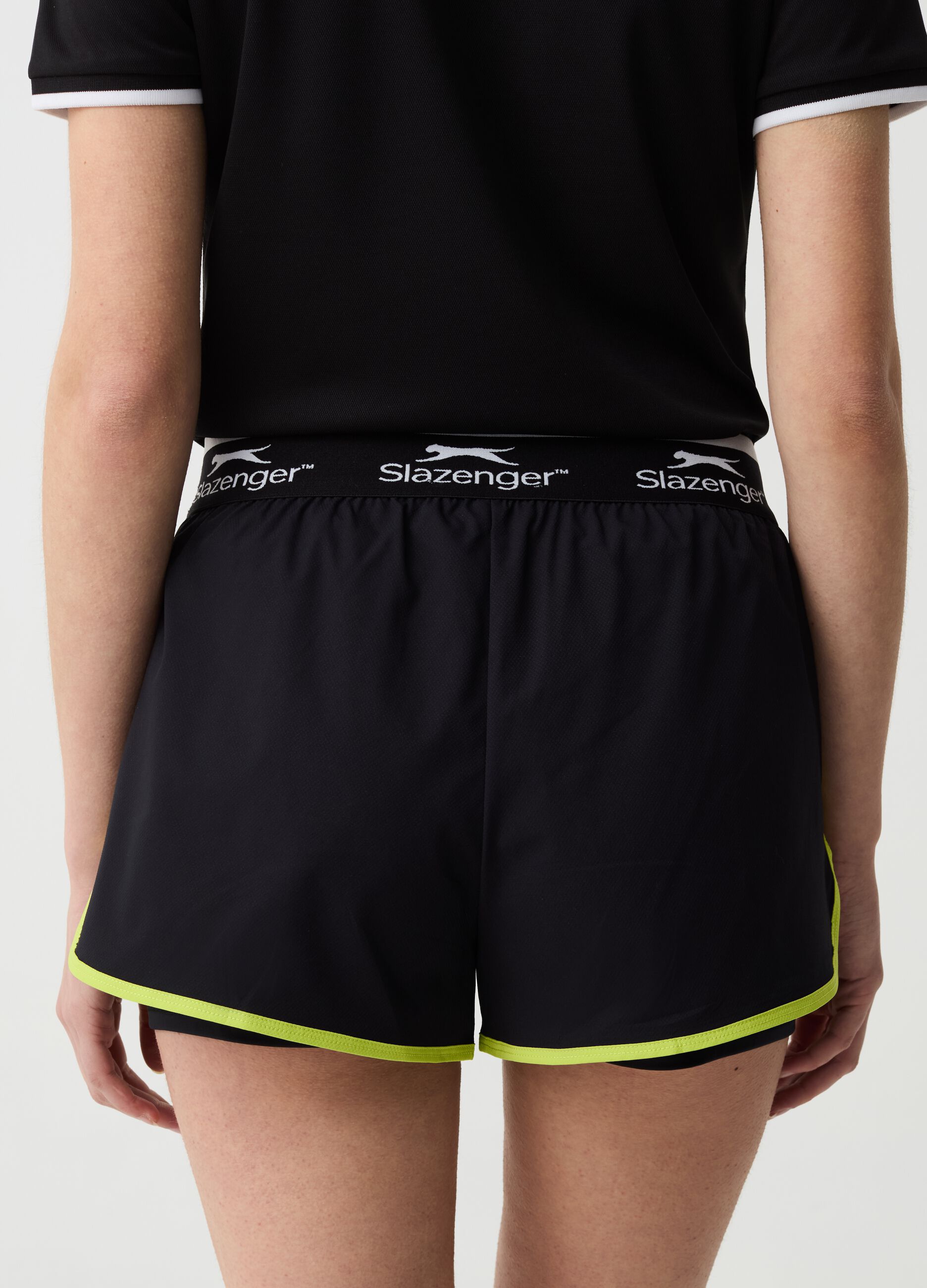 Shorts da tennis con elastico esterno Slazenger