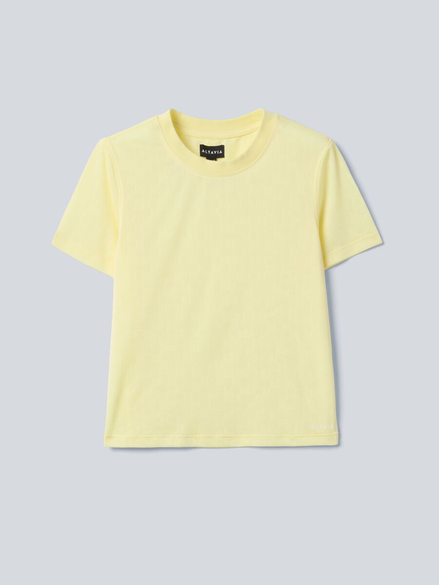 Yellow technical sports T-shirt ALTAVIA COURT_0