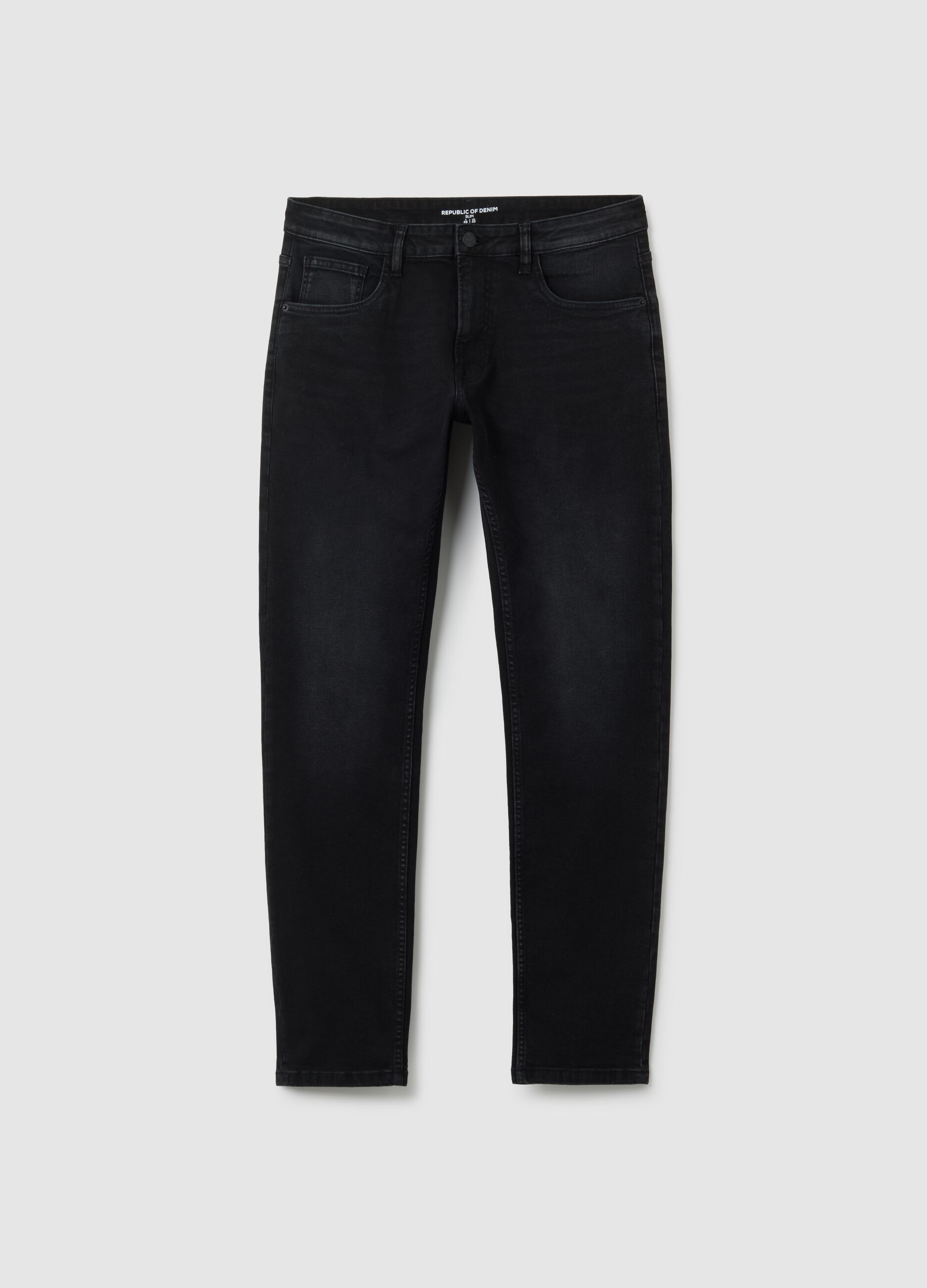Black Denim Slim Fit Jeans