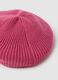 Girls' Pink Pure Wool Beret_1