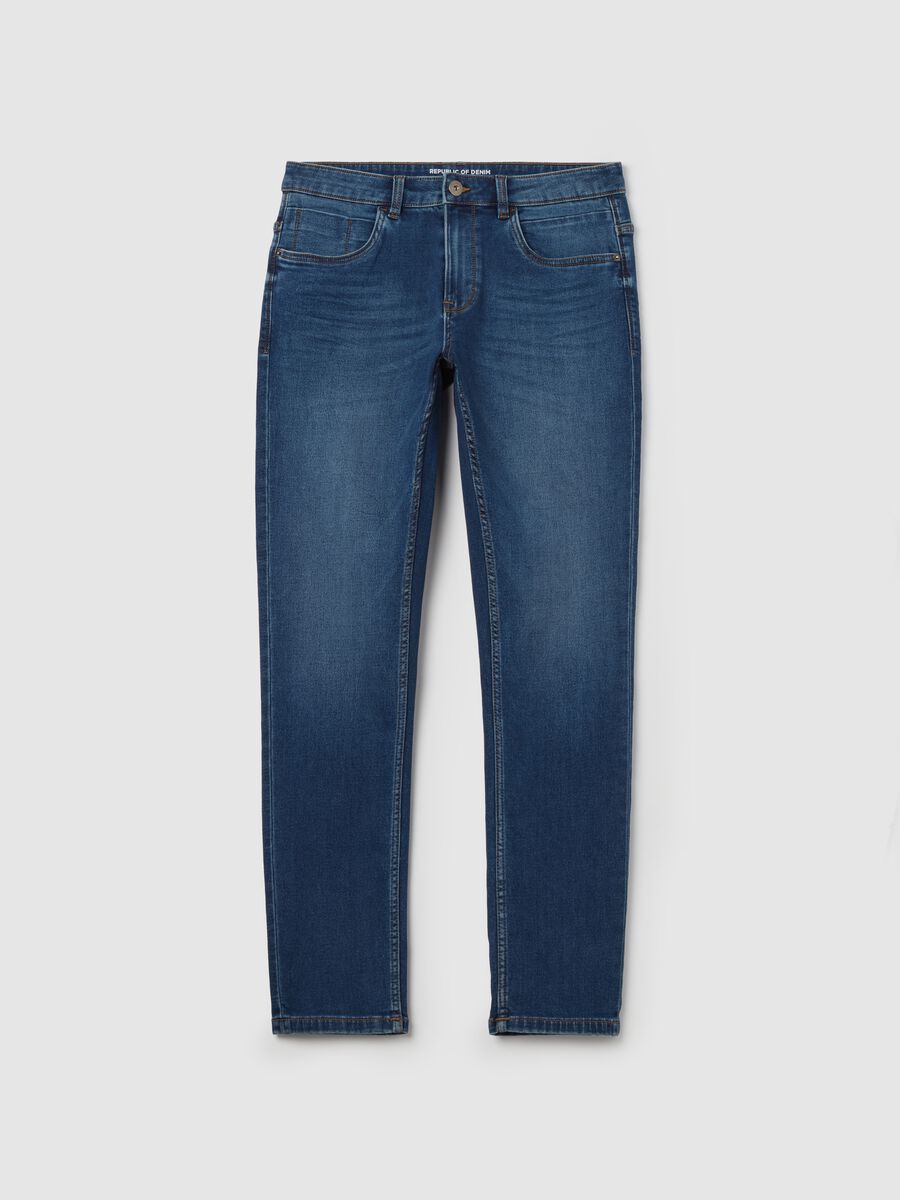 Jeans skinny fit cinque tasche_4