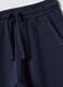 Blue pure cotton jogger trousers_2