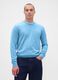 Blue Cotton Blend Sweater_1