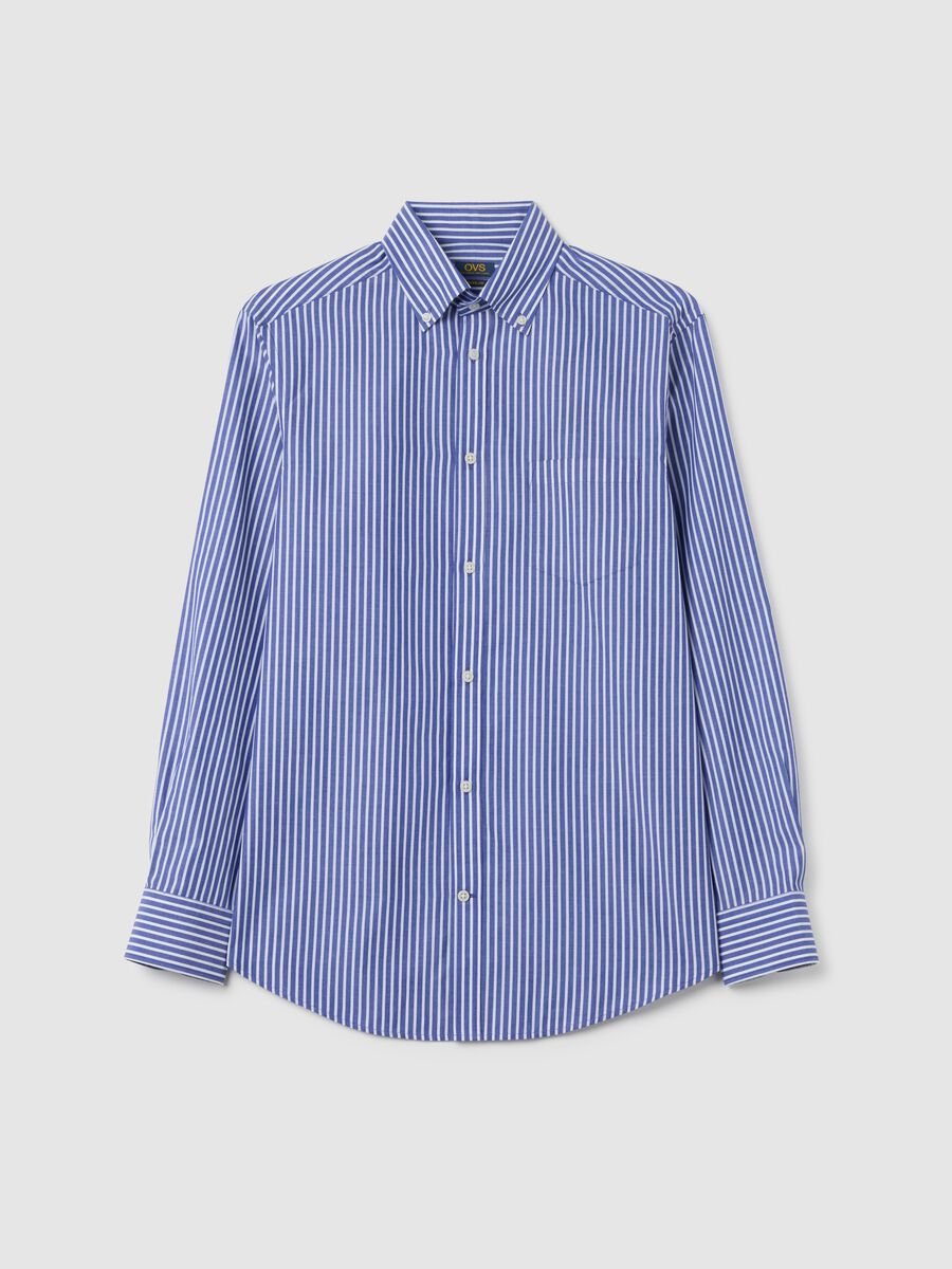 Multicolour Regular Fit Cotton Blend Shirt_0