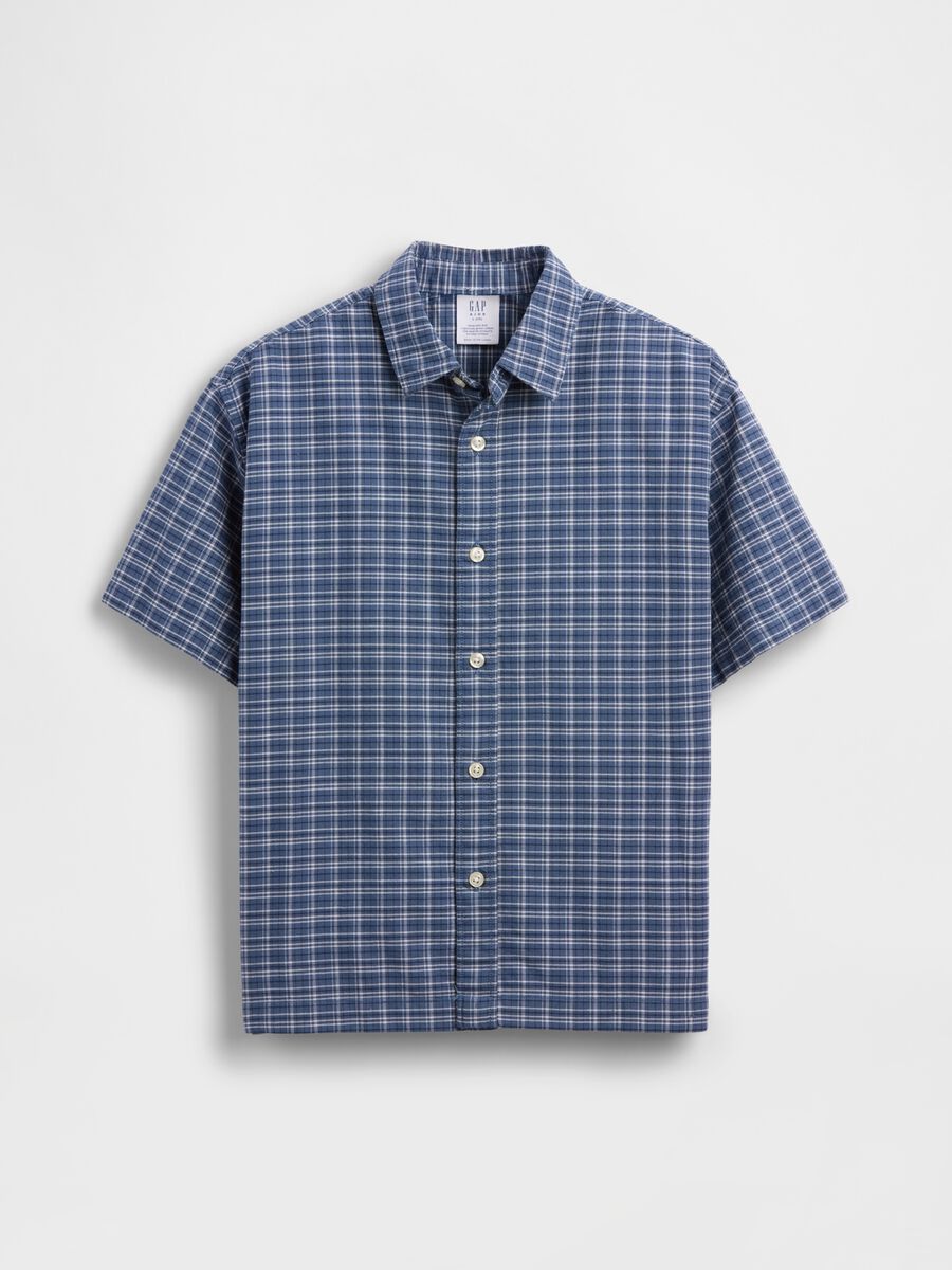 Camicia a maniche corte in cotone elasticizzato_2