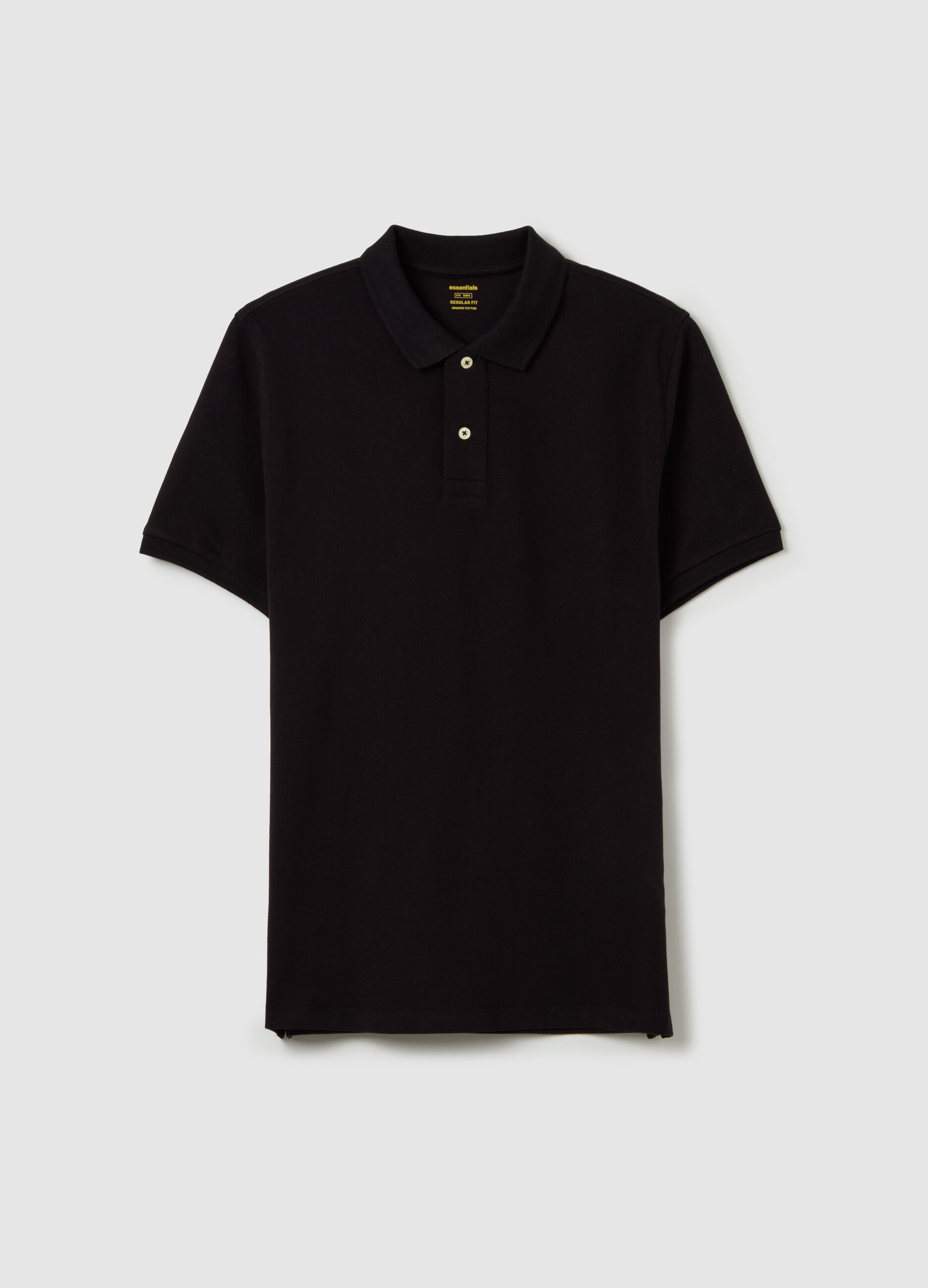 Polo shirt in organic cotton piquet