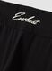 Black slim-fit stretch cotton jersey leggings with Everlast logo_1