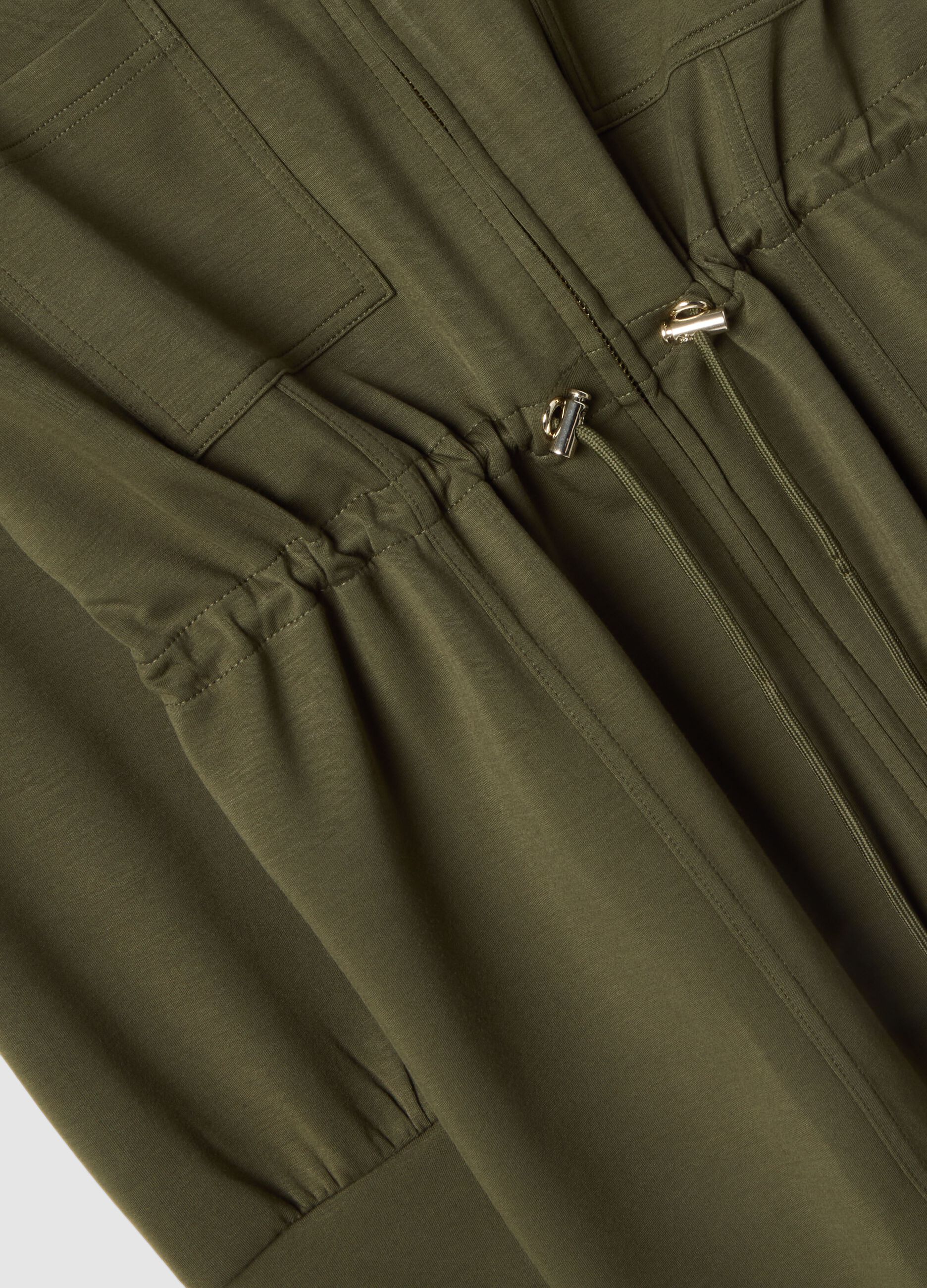 Green relaxed fit maternity sweatshirt in stretch modal blend