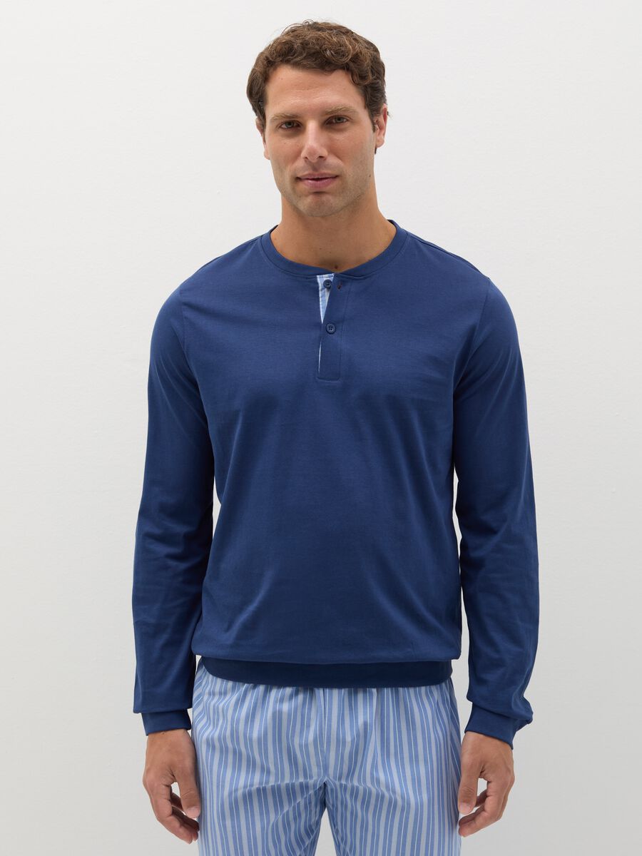 Long pyjamas with granddad neckline_1