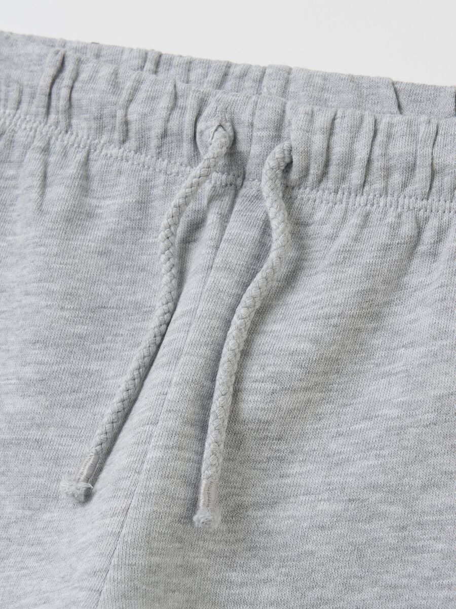 Cotton joggers with drawstring_2