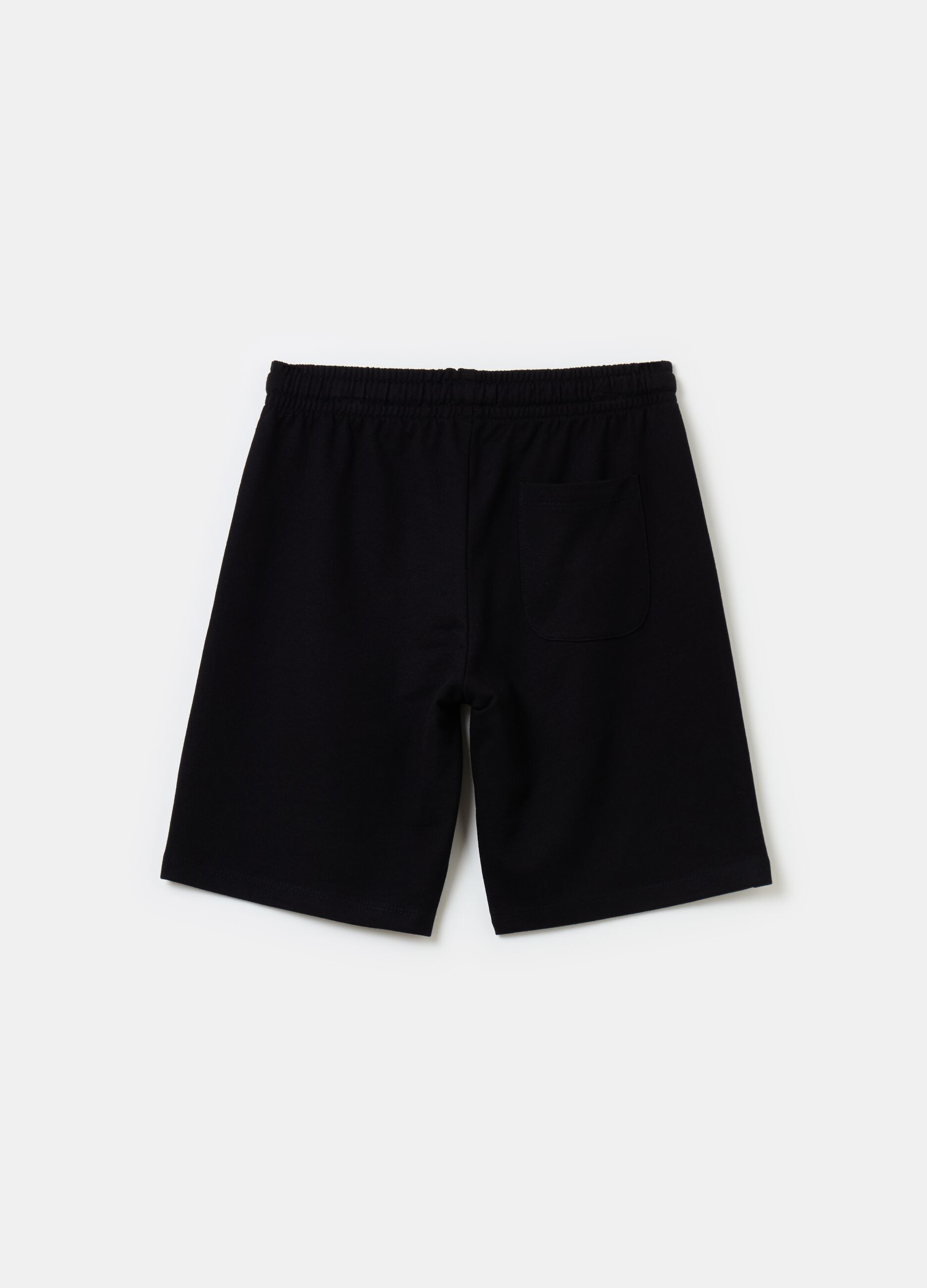Shorts in French Terry con coulisse