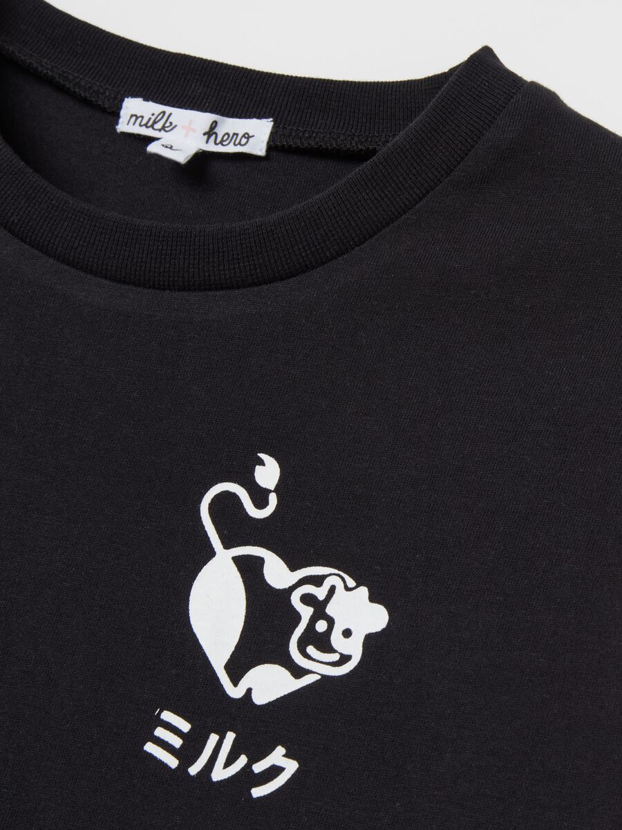 Cotton T-shirt with round neck_5