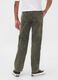 Green denim trousers for children_2