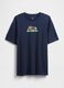 Pure cotton T-shirt with front print_2