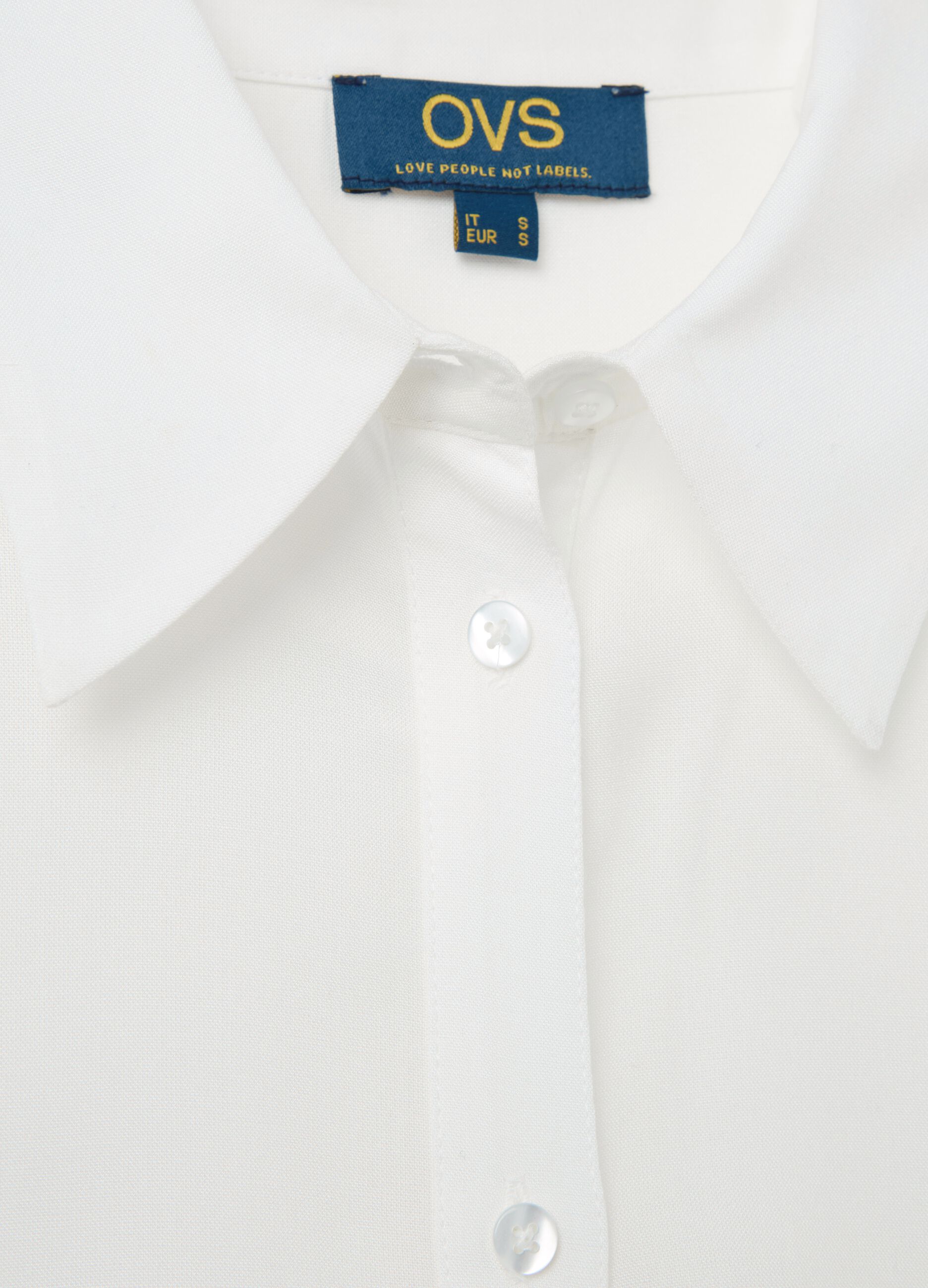 Camicia in viscosa a maniche corte