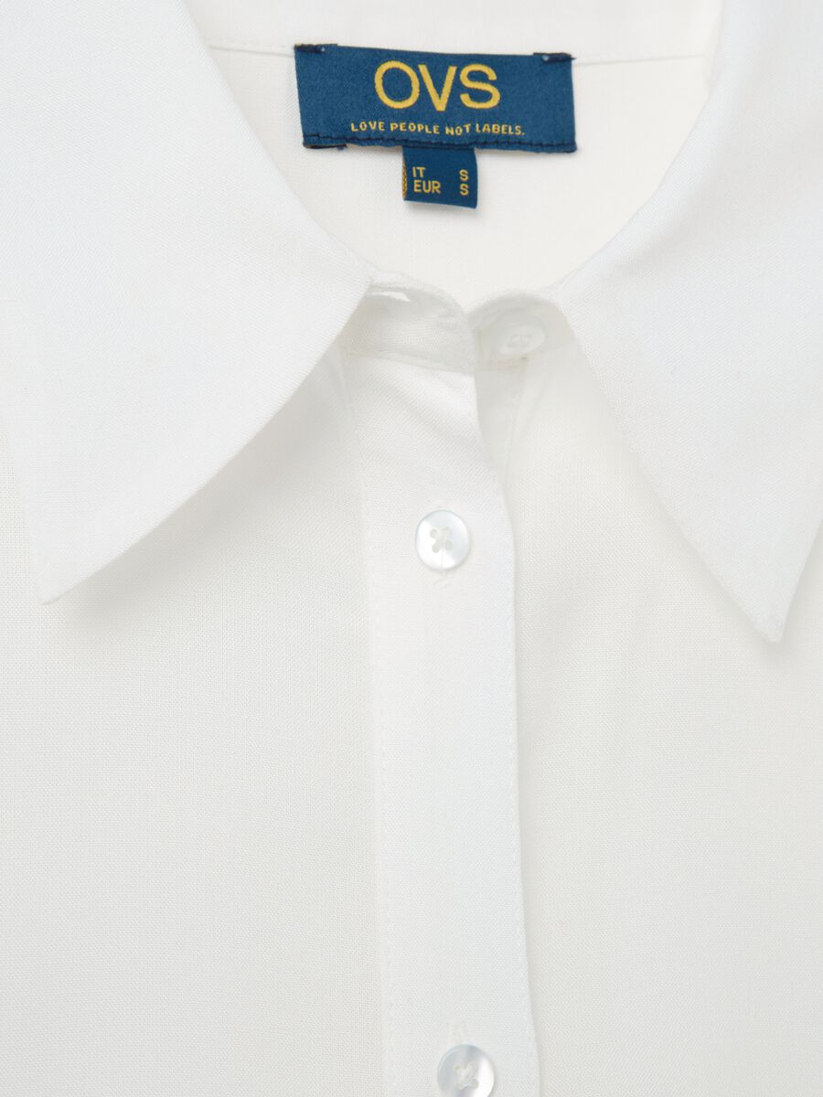 Short-sleeved shirt in viscose_5