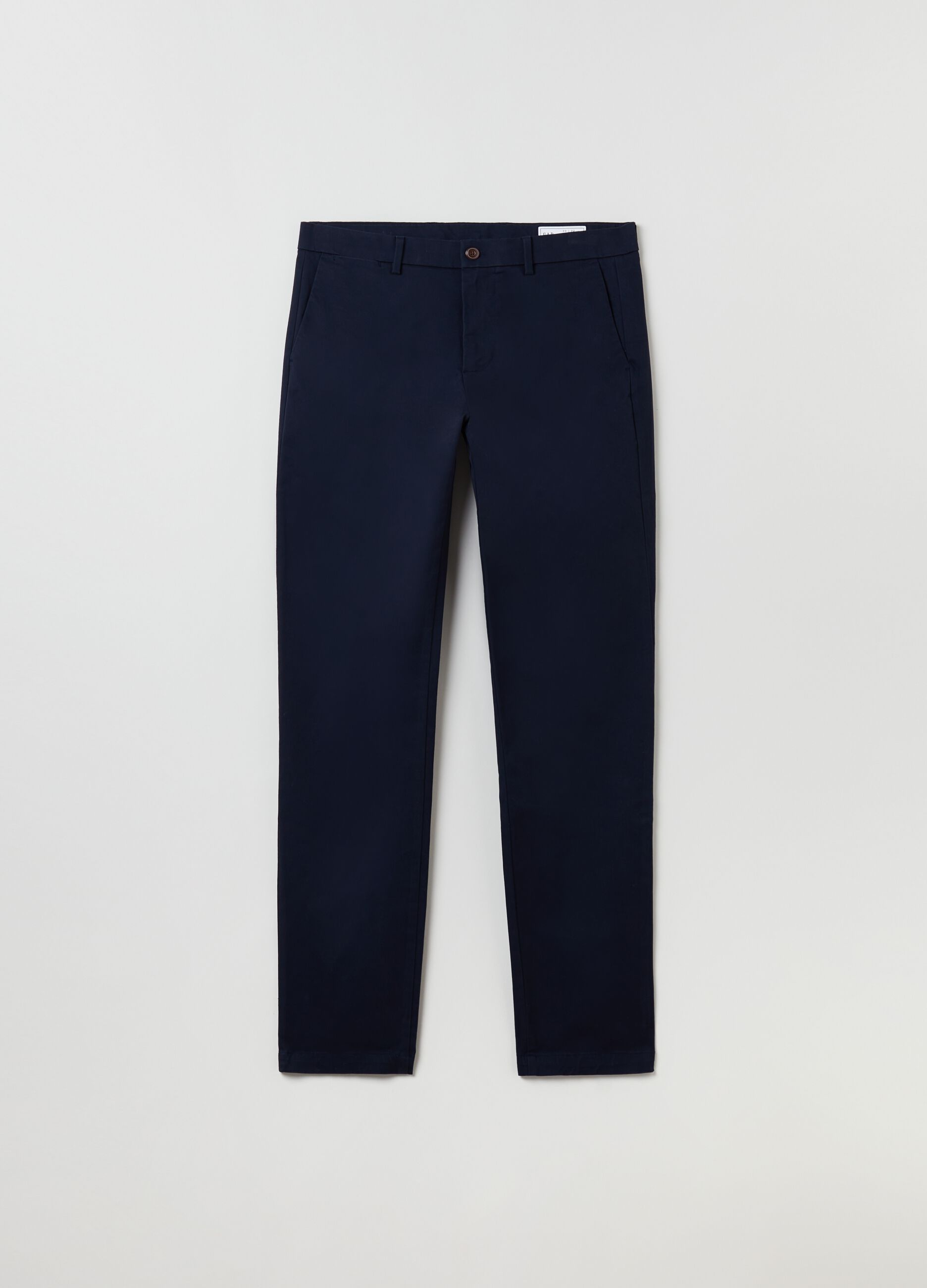 Pantaloni chino skinny fit in cotone stretch