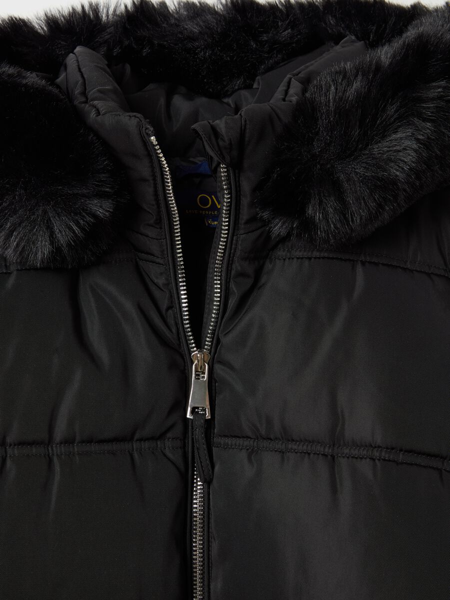 Parka imbottito full-zip con cappuccio_5