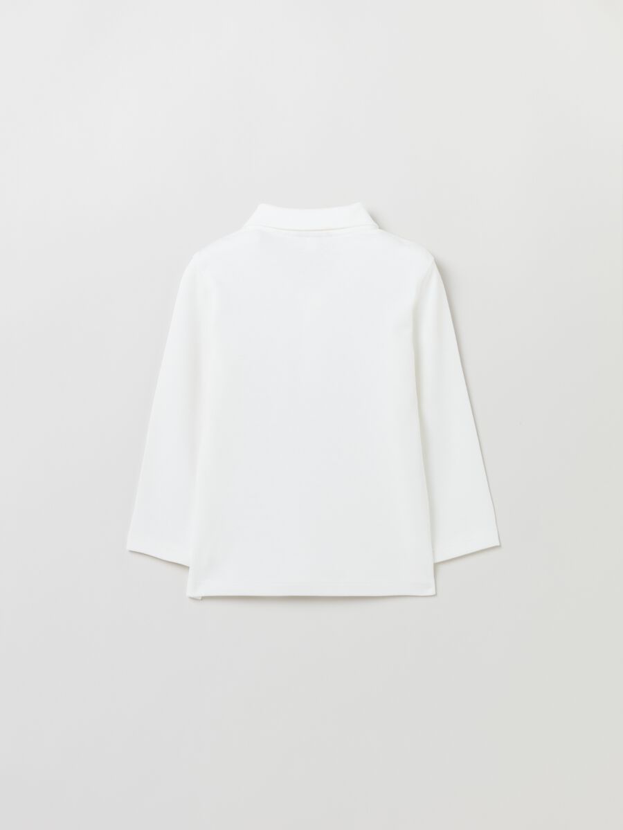Polo a maniche lunghe in cotone interlock_1