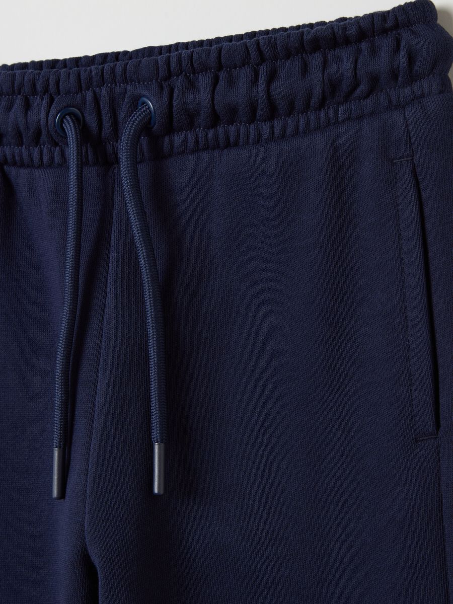 Cotton joggers with drawstring_2