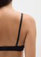 Women's black stretch cotton bra_2