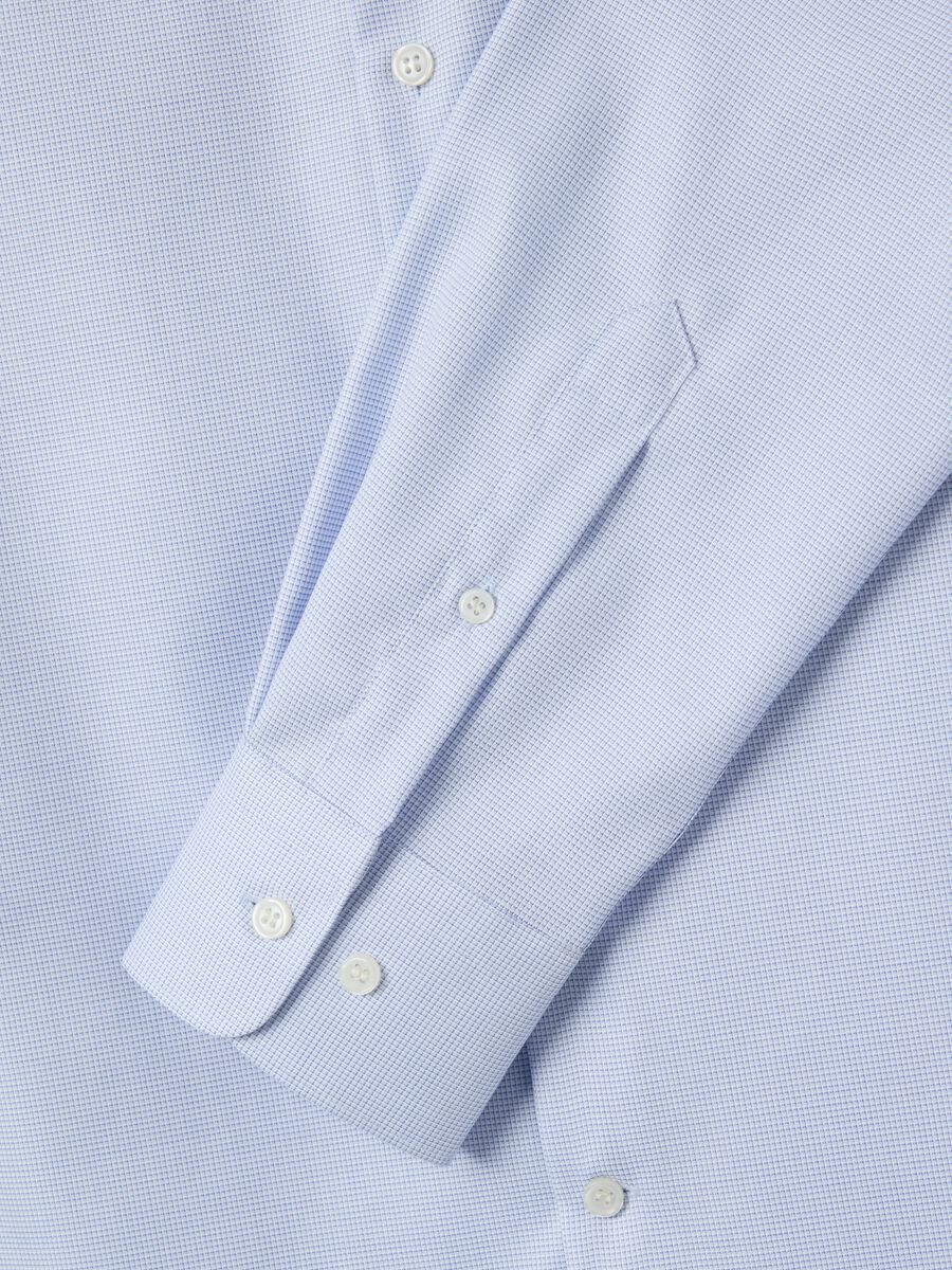 Regular-fit no-iron micro check shirt_5