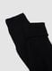 Three-pack of black long socks in pure cotton Fil d&rsquo;&Eacute;cosse_1