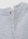 Grey pure cotton newborn t-shirt regular fit with crew neck_3