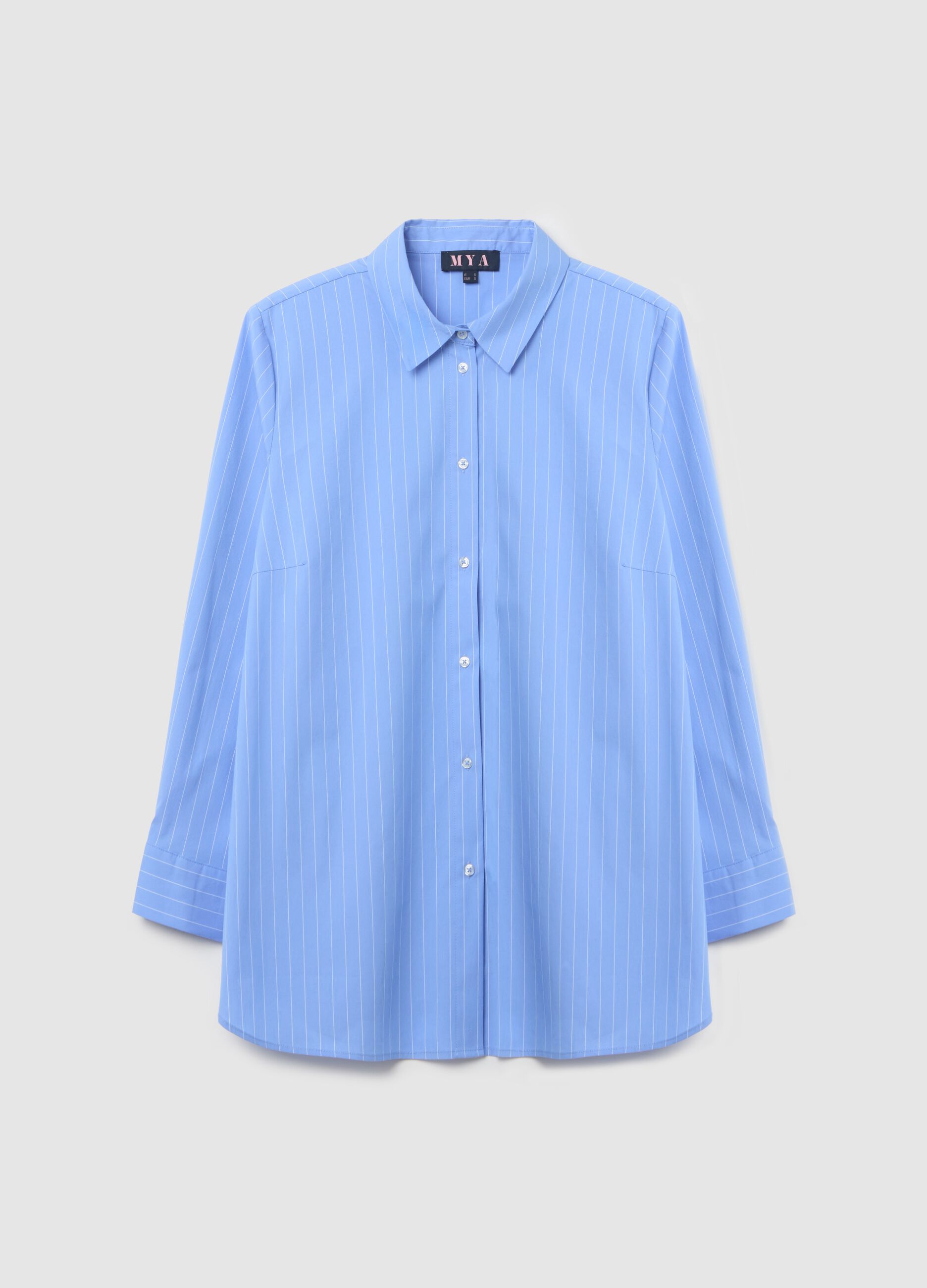 MYA Curvy stripe pattern shirt
