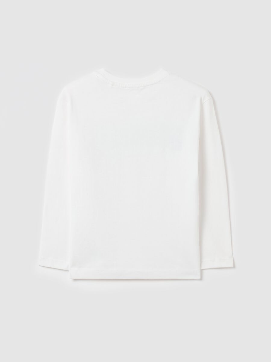 Long-sleeved T-shirt with "Brave" print_1