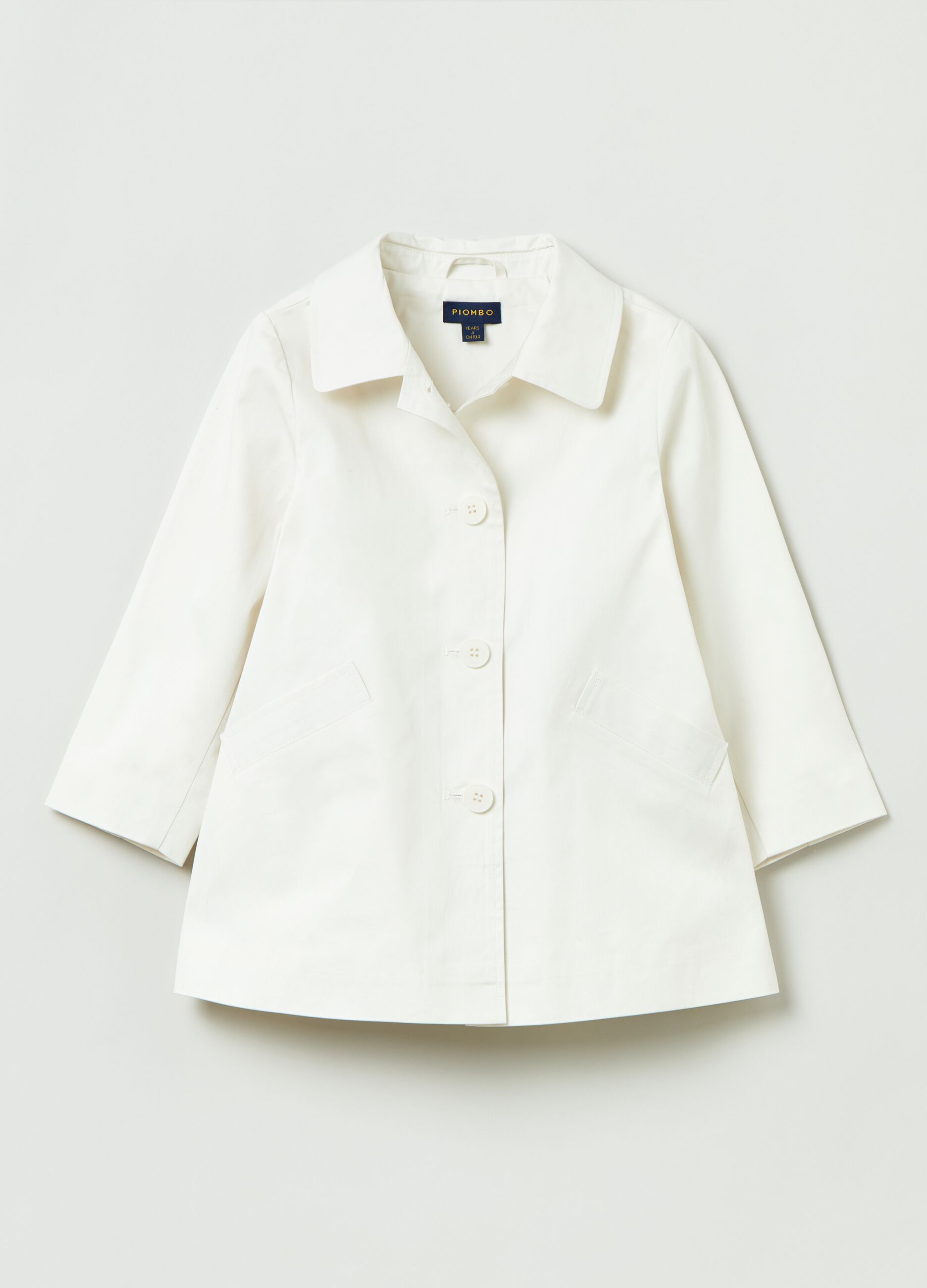 Trench in cotone_0