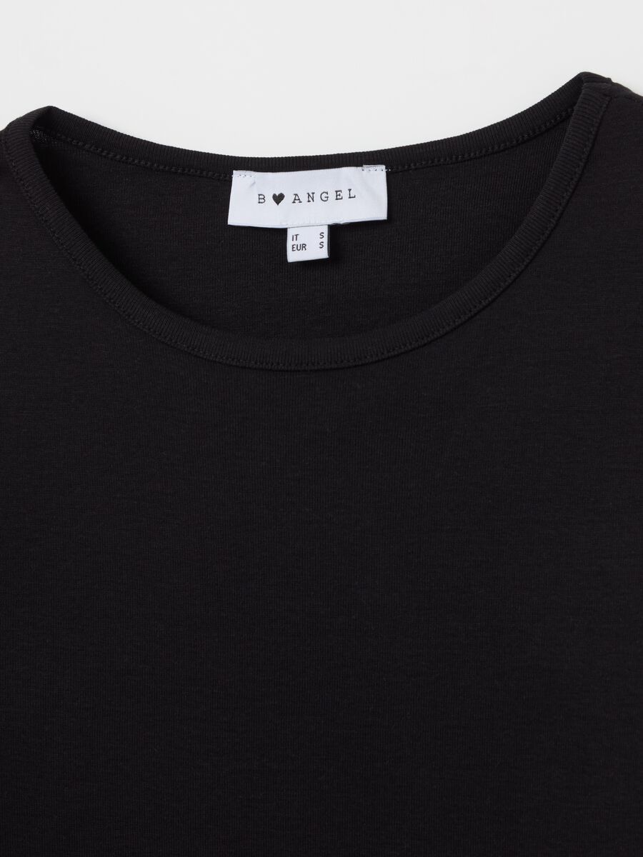Cotton T-shirt with round neck_5