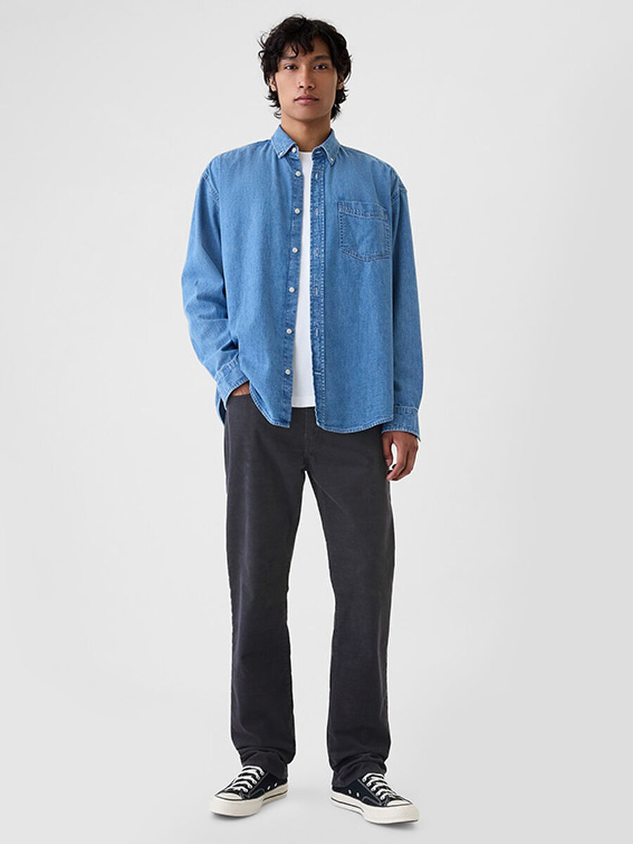 Five-pocket corduroy trousers_0