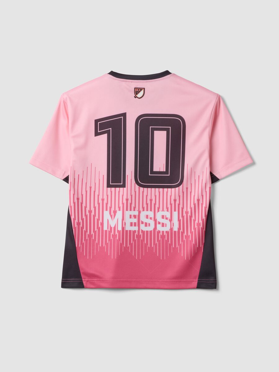 Pink short-sleeved T-shirt with graphic print, regular fit_1