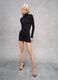 Black Mock-Neck Mini Dress_3