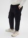 Boys' Black Stretch Cotton Blend Trousers_2