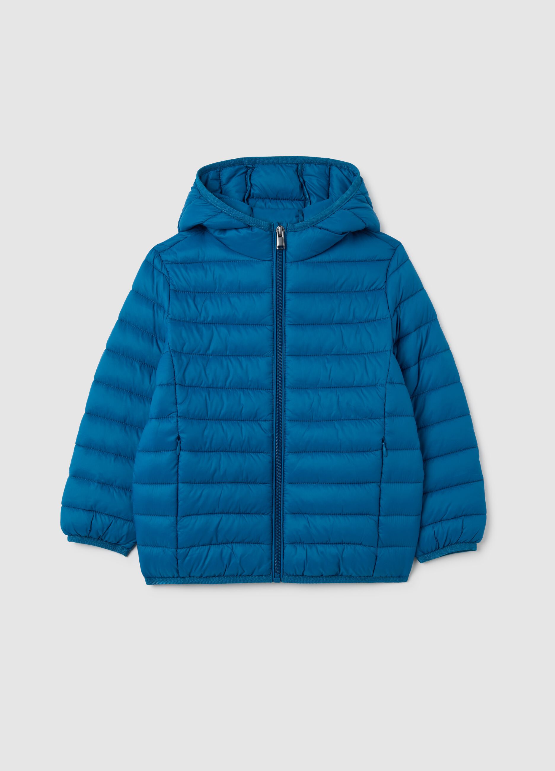 Children's jacket in blue mix with regular fit