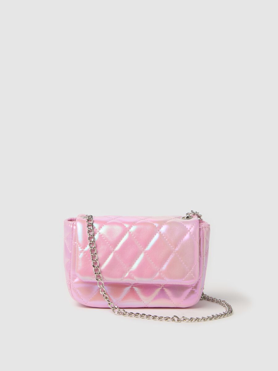 OVS Kids Quilted Pink Clutch_0
