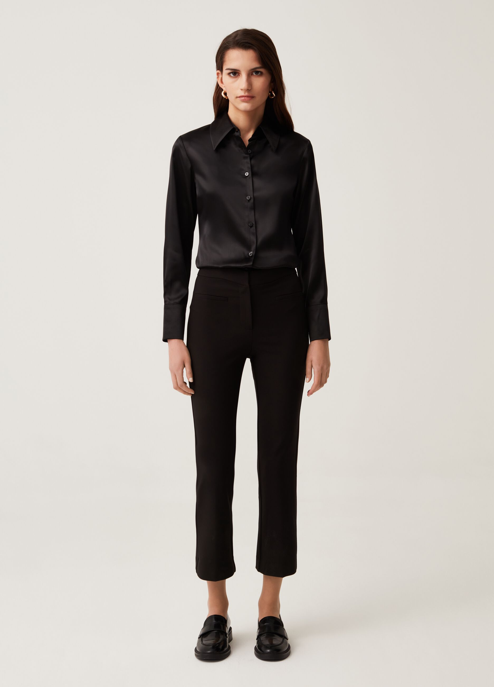 Ovs Pantaloni flare fit cropped