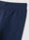 Blue flared leggings in stretch cotton_3