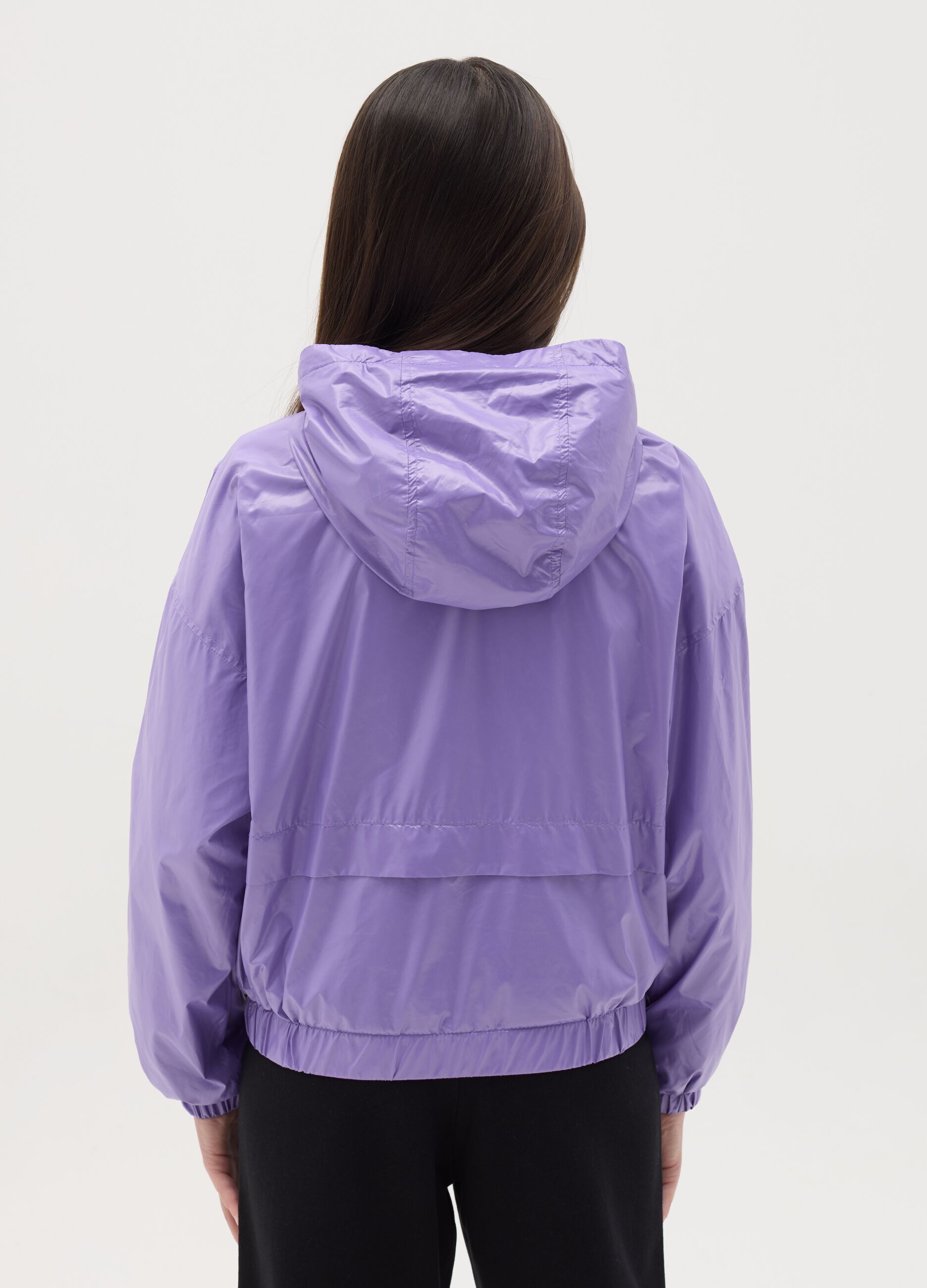 Waterproof jacket with hood