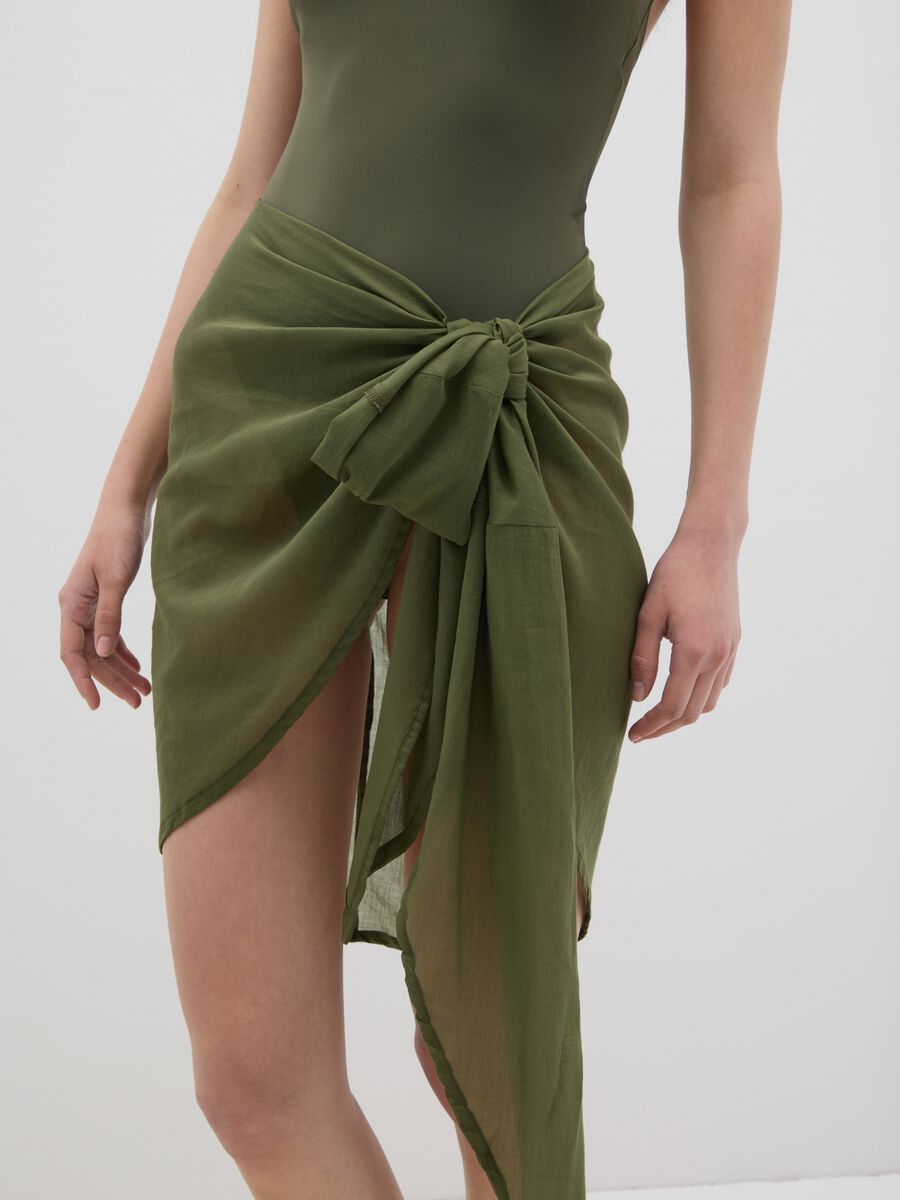 Green cotton cover-up from Ovs_1