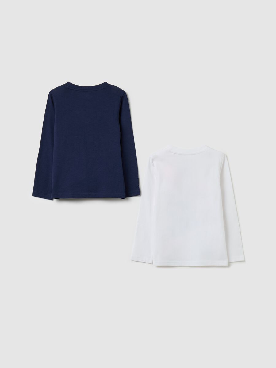Two-pack long-sleeved T-shirt with print_1